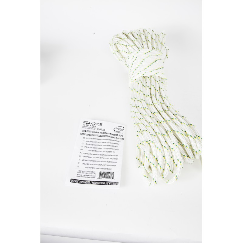 Double braided polyester rope (3/8x164) - Scierie Mobile Gilbert